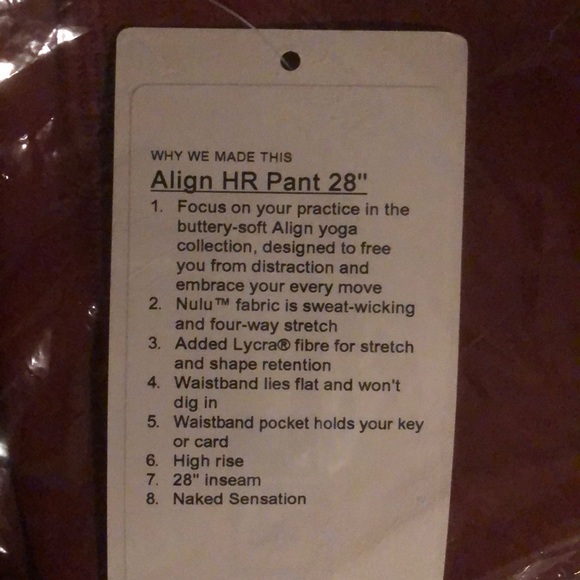 Lululemon Align 28” - Picture 6 of 6